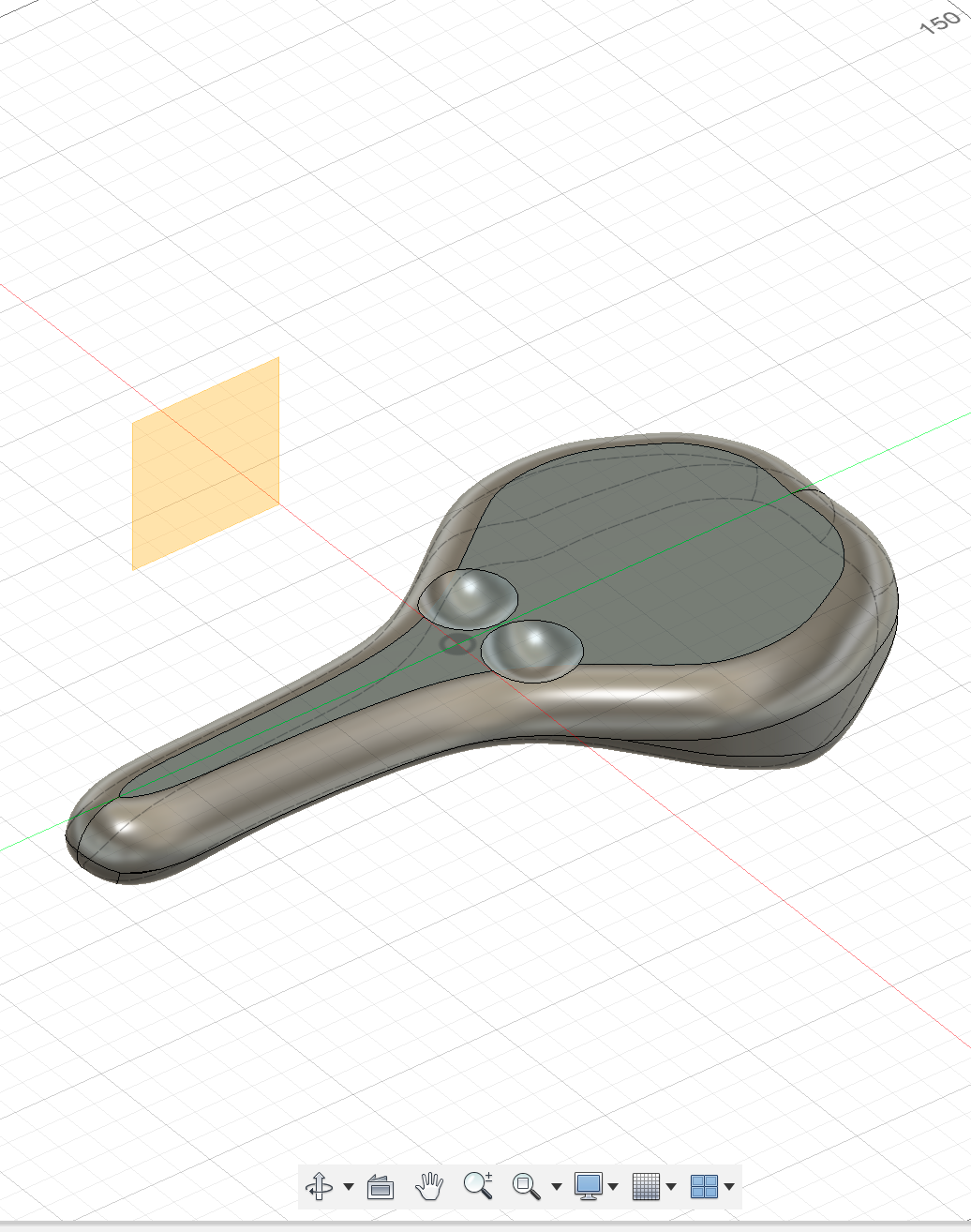 Bike seat 3D printable file